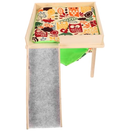 EXHUMKY Hängematten Set Für Haustiere, Zum Aufhängen, Hamsterbett, Hamsterhängematte, Warmes Hamsterbett, Meerschweinchenbett, Zartes Meerschweinchenbett, Bequemes Hamsterbett, von EXHUMKY