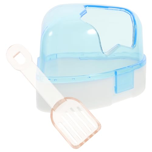 EXHUMKY Hamster Badewanne aus Kunststoff Rutschfester Boden Multifunktionale Toiletten Badewanne für Kleine Haustiere Fünfzackiger Stern Blau für Hamster Chinchillas EXHUMKY Hamster Badewanne aus Kunststoff Rutschfester Boden Multifunktionale Toiletten Badewanne für Kleine Haustiere Fünfzackiger Stern Blau für Hamster Chinchillas von EXHUMKY
