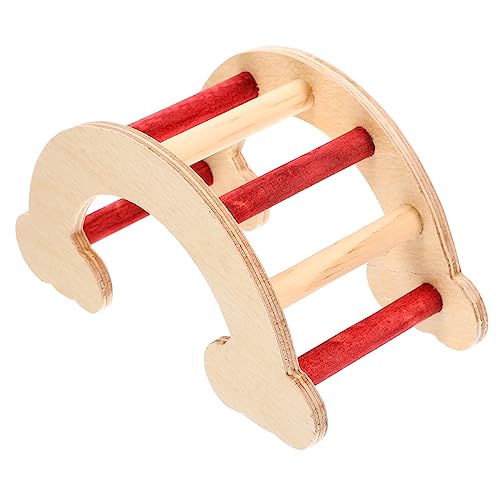 EXHUMKY Hamster Hideout Leiter aus Holz Multifunktionale Plattform für Kleintiere Wie Hamster Meerschweinchen und Mäuse Klettern Fördert die Aktivität und Spaß EXHUMKY Hamster Hideout Leiter aus Holz Multifunktionale Plattform für Kleintiere Wie Hamster Meerschweinchen und Mäuse Klettern Fördert die Aktivität und Spaß von EXHUMKY