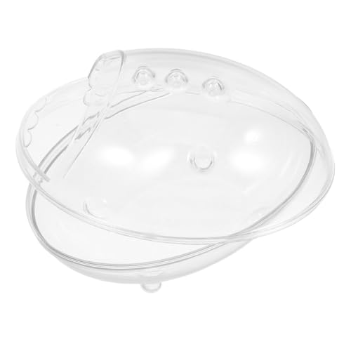 EXHUMKY Hamsterbadewanne: Hamsterbadezimmer, Kleintier-lebensraum-, Sandbadbehälter, Transparentes Bett, Schlafunterlage, Nest Für Kleine Haustiere, Käfigzubehör EXHUMKY Hamsterbadewanne: Hamsterbadezimmer, Kleintier-lebensraum-, Sandbadbehälter, Transparentes Bett, Schlafunterlage, Nest Für Kleine Haustiere, Käfigzubehör von EXHUMKY