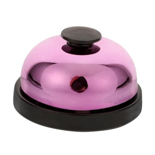 EXHUMKY Haustier Glocke Bausatz Puzzle Zahnpasta für Hunde Cool Hundenapf Haustier Haustierkommunikation Pet-Presse-Glocken Trainingsglocken für Haustiere Plastik Violett von EXHUMKY