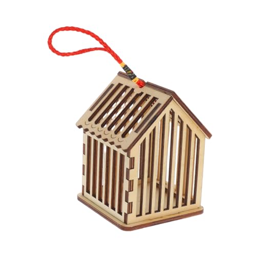 EXHUMKY Heuschreckenkäfig, Grillenhalter Für Lebende Grillen, Insektenhaus Aus Holz, Insektenkäfig, Insekten Und Schmetterlingshabitat, Insektenhabitat, Grillenkäfig, Holzvitrine, von EXHUMKY