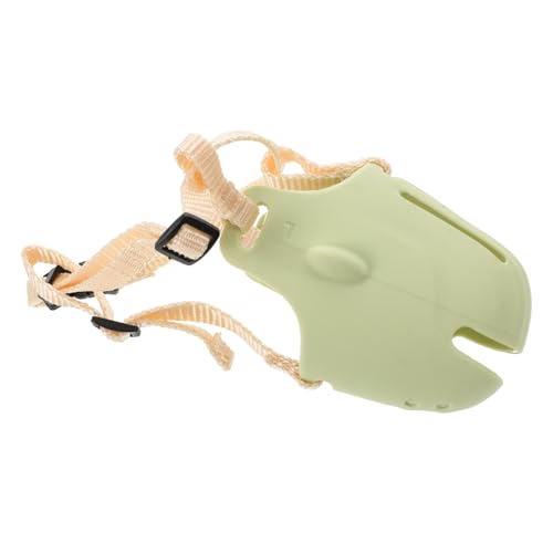 EXHUMKY Hundemaulkorb Atmungsaktive Hundemaulkörbe Weicher Maulkorb Für Hunde Hundekäfig- Maulkorbschutz Für Hunde Hundemaske Korbmaulkorb Für Kleine Hunde Sport Light Green von EXHUMKY