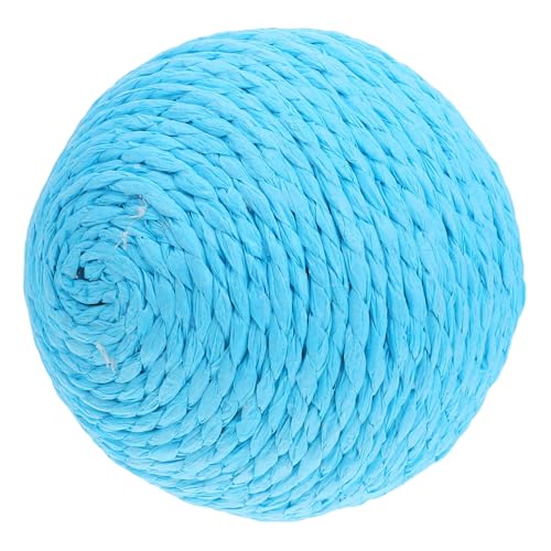 EXHUMKY Katze Sisalkugel Kätzchen drinnen Kätzchen Frettchen Kätzchen Bälle kratzbaum für Katzen katzenball katzenzubehör Katzenkratzer für zu Hause Katzenbälle Sky-Blue von EXHUMKY