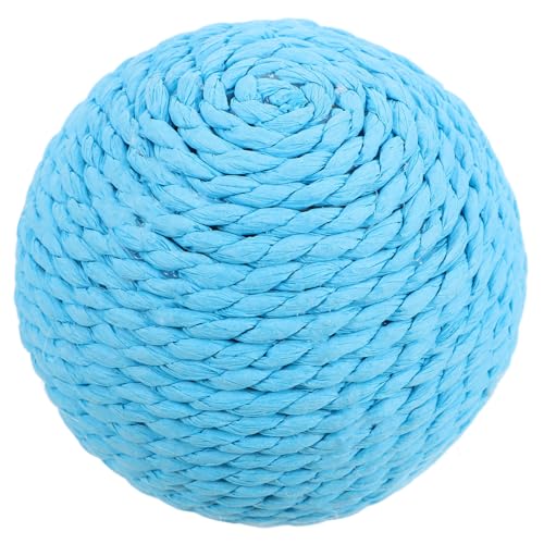 EXHUMKY Katzenspielzeugball Katzentür Spielzeugkatze Crinkle-katzenspielzeug Vogel Katzenspielzeug Kratzunterlage Für Katzen Crinkle-bälle Für Katzenspielzeug Sky-Blue Papierseil von EXHUMKY