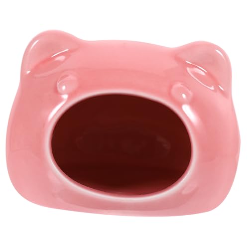 EXHUMKY Keramikschlafnest Rosa Hütte Sommerhamsterversteck Hamster-Sommerschlafhaus klein Heu Unterschlupf für Hamster Hamsterversteck Keramik Haustiernest Hamsterhaus Hamster Unterschlupf EXHUMKY Keramikschlafnest Rosa Hütte Sommerhamsterversteck Hamster-Sommerschlafhaus klein Heu Unterschlupf für Hamster Hamsterversteck Keramik Haustiernest Hamsterhaus Hamster Unterschlupf von EXHUMKY