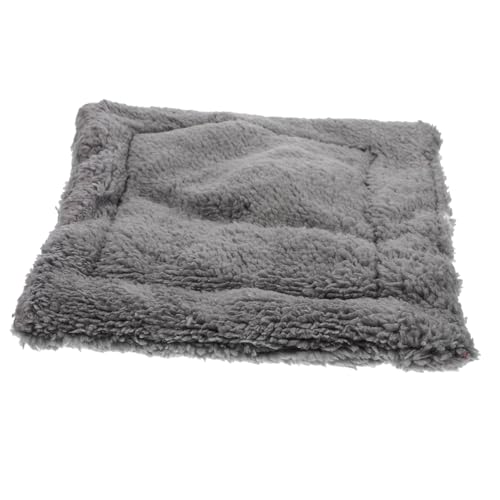 EXHUMKY Lammfarn warme Nestmatte Unterlage Hamsterkäfig Haustiere Bett gemütlich Bettwäsche Aber Igel Schlafbett kleines Tierbett kleines Haustier tragbares Nest Frettchen Bett Sherpa Grau EXHUMKY Lammfarn warme Nestmatte Unterlage Hamsterkäfig Haustiere Bett gemütlich Bettwäsche Aber Igel Schlafbett kleines Tierbett kleines Haustier tragbares Nest Frettchen Bett Sherpa Grau von EXHUMKY