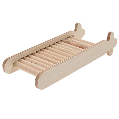EXHUMKY Leiter Holzhalterung Klettergerüst für Meerschweinchen Nagetier Mini Ausbildung klein Hamster Holzleiter Hamster-Aktivitätsspielzeug für Haustiere Käfigzubehör hölzern EXHUMKY Leiter Holzhalterung Klettergerüst für Meerschweinchen Nagetier Mini Ausbildung klein Hamster Holzleiter Hamster-Aktivitätsspielzeug für Haustiere Käfigzubehör hölzern von EXHUMKY