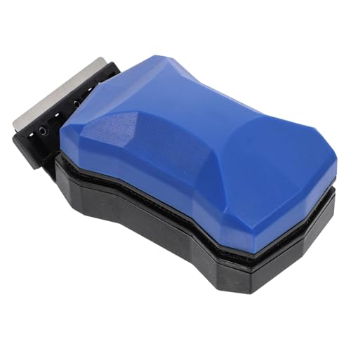 EXHUMKY Magnetische Bürste Handhaben Elektrische Dusche Magnetische Aquarienreinigungsbürste Zubehör Reiniger Bodenwischer Magnetische Aquariumbürste Haustier Rechen Auto Tank Plastik Blue von EXHUMKY