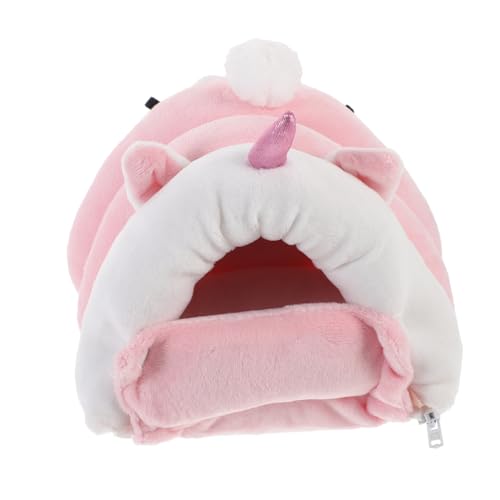 EXHUMKY Unicorn Hamster Nest Aus Baumwolle Warmes Und Gemütliches Schlafhaus Für Hamster Chinchillas Und Kleine Haustiere Für Kälte Und Dekoration EXHUMKY Unicorn Hamster Nest Aus Baumwolle Warmes Und Gemütliches Schlafhaus Für Hamster Chinchillas Und Kleine Haustiere Für Kälte Und Dekoration von EXHUMKY