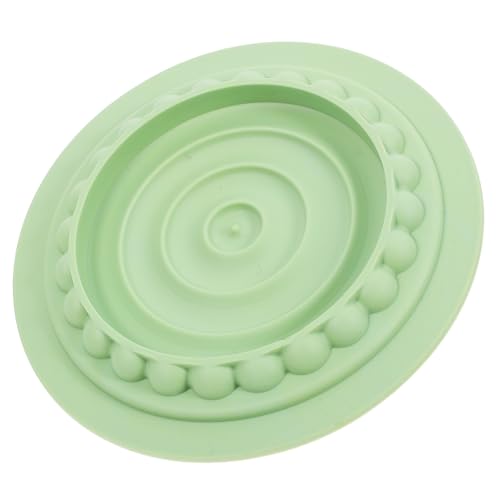 EXHUMKY Slow-Food-Matte Für Katzen Katzennäpfe Langsamer Zubringer Kätzchen Slow Feeder Slow-Feeder-schüssel Slowfeeder Katzenfutter Slow Feeder Hundenapf Katzenbrunnen Abs Light Green von EXHUMKY