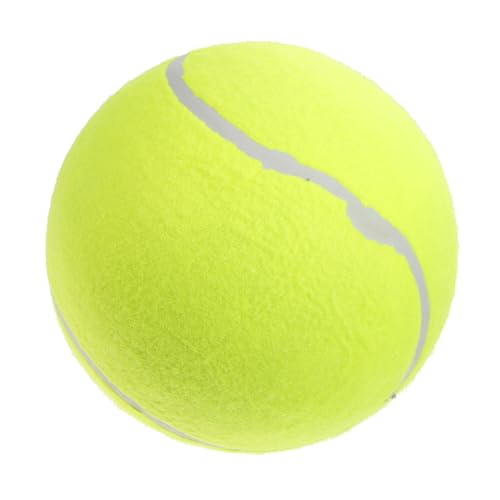 EXHUMKY Tennisball für Haustiere Tennisbälle für Hunde Riese Welpenspielzeug großes Hundespielzeug Tennisbälle Masse aufblasbarer Ball pufferball Ball zum große Tennisbälle Gummi von EXHUMKY