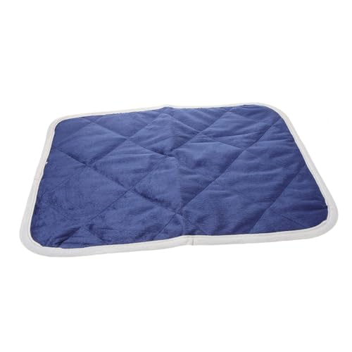 EXHUMKY Wärmekissen für Haustiere Zwinger Haustier bettwäsche Hängematte Kühlbett für Hunde pet Heating pad Heizkissen für Haustiere Wärmekissen für Hunde selbstwärmendes Pad Stoff Navy von EXHUMKY