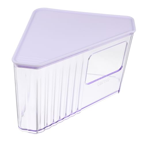 EXHUMKY Hamster Badezimmer Toilette Hamstertoilette Reinigungsmittel Für Hamster Chinchilla-sandbadbehälter Hamsternest Chinchilla- -badehaus Hamsterhütte Hamsterbadewanne Violet Abs von EXHUMKY