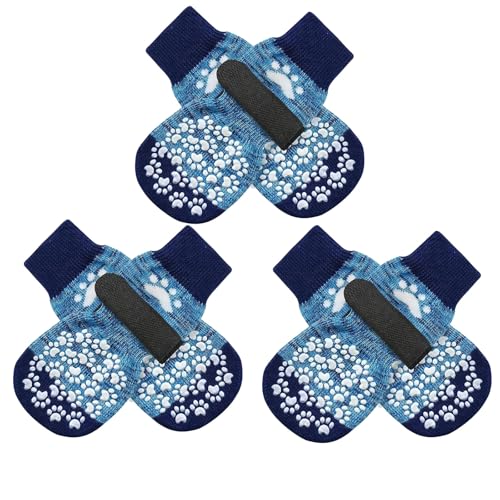 EXPAWLORER Anti-Rutsch-Hundesocken, Griffflächen auf beiden Seiten, Traktionskontrolle auf Holzböden, Hundeschuhe für heiße/kalte Gehwege, bester Pfotenschutz, verhindert Lecken EXPAWLORER Anti-Rutsch-Hundesocken, Griffflächen auf beiden Seiten, Traktionskontrolle auf Holzböden, Hundeschuhe für heiße/kalte Gehwege, bester Pfotenschutz, verhindert Lecken von EXPAWLORER