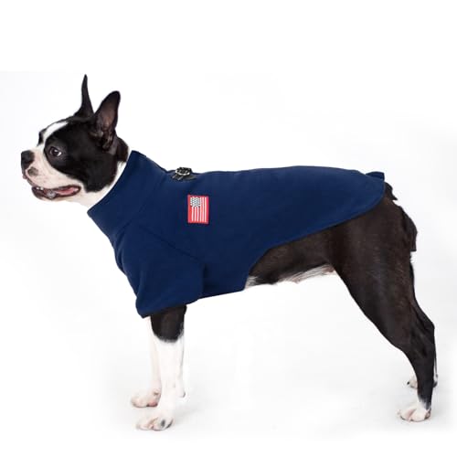 EXPAWLORER Fleece-Hundepullover mit doppeltem D-Ring, verstellbare warme Hundejacke, kaltes Wetter, Wintermantel für kleine, mittelgroße und große Hunde, Jungen und Mädchen von EXPAWLORER