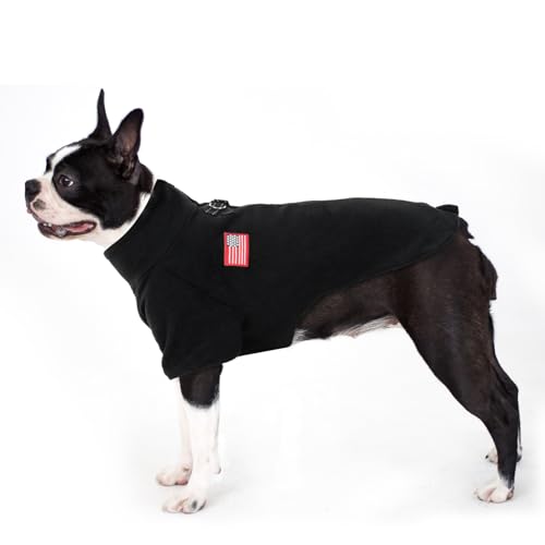 EXPAWLORER Hunde-Wintermantel – Polar-Fleece-Hundepullover mit doppeltem D-Ring, verstellbare warme Haustierjacke, kaltes Wetter, Kleidung für kleine, mittelgroße und große Hunde, Jungen und Mädchen von EXPAWLORER