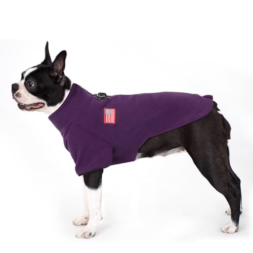 EXPAWLORER Fleece-Hundepullover mit doppeltem D-Ring, verstellbare warme Hundejacke, kaltes Wetter, Wintermantel für kleine, mittelgroße und große Hunde, Jungen und Mädchen von EXPAWLORER