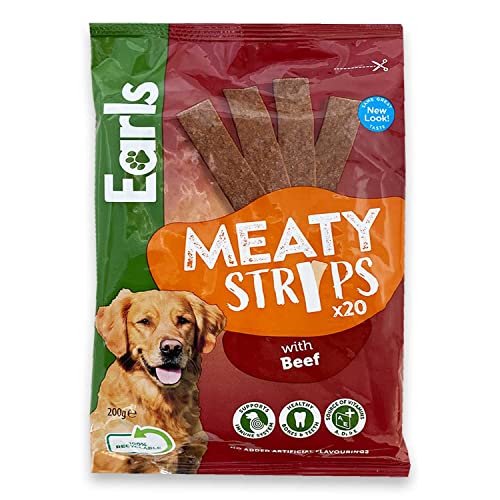 Earls Meaty Beef Strips 200g Hundeleckerlis von Earl's