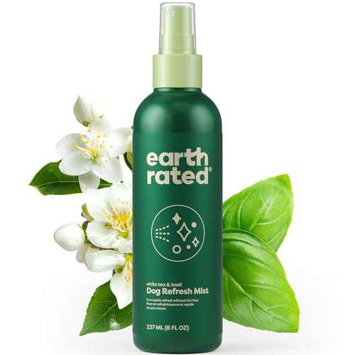 Earth Rated Deodorierendes Spray für Hunde, pflegendes und geruchshemmendes Hunde- und Welpenparfüm, für alle Felltypen, erfrischender Duft von weißem Tee und Basilikum, 237 ml Earth Rated Deodorierendes Spray für Hunde, pflegendes und geruchshemmendes Hunde- und Welpenparfüm, für alle Felltypen, erfrischender Duft von weißem Tee und Basilikum, 237 ml von Earth Rated