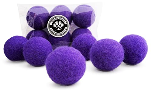 Earthtone Solutions Katzenspielzeug aus Wolle – Filz-Katzenspielzeugbälle für kleine Haustiere zum Apportieren und Spielen – umweltfreundlicher, leiser Wollball für Katzen und Kätzchen – wählen Sie von Earthtone Solutions