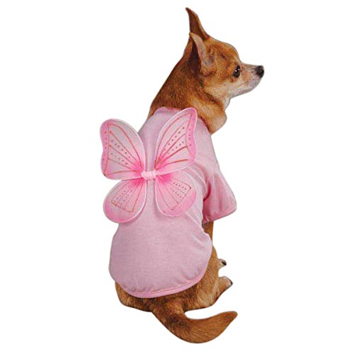 East Side Collection Fairy Dust Hunde-T-Shirt, Polyester/Baumwolle, Größe S, Pink von East Side Collection