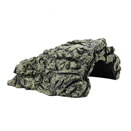 Schildkrötenversteck Höhle, Fischversteck Höhle Aquarium Schildkröte Reptilien Sonnen Versteck Habitat Dekoration Ornament (DB-025C) von East buy