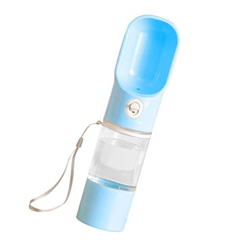 Eastuy Hunde-Reisewasserflasche, Hundewasserflaschenspender | Tragbare 2-in-1-Wasserflasche für Haustiere mit Futterbehälter | Auslaufsicherer tragbarer Wasserspender für den Außenbereich für Katzen, von Eastuy