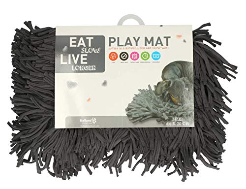 Eat Slow Live Longer Play Mat - 44 x 28 cm - Antischlingeinsatz - Anti-Kau-Matte - Schnüffelmatte - Intelligenzspielzeug - Schnüffelteppich - Fütterungsmatte - Antischlingnapf - Antischling - Grau Eat Slow Live Longer Play Mat - 44 x 28 cm - Antischlingeinsatz - Anti-Kau-Matte - Schnüffelmatte - Intelligenzspielzeug - Schnüffelteppich - Fütterungsmatte - Antischlingnapf - Antischling - Grau von Eat Slow Live Longer