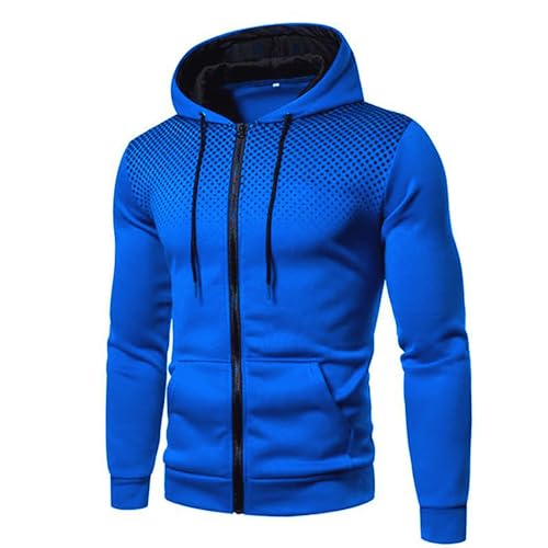 Eauptffy Hoody Herren mit Kapuze Reissverschluss, Hoodie Herren Weiß, Kapuzensweat Winter Kordelzug Sweatshirt Sport Kapuzen Hooded Jacket Lose Lässige Paar Kleidung Fashion Aufdruck von Eauptffy