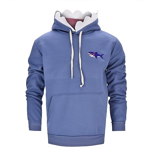 Eauptffy Kapuzenpulli Herren Hoodie, Schwarzer Kapuzenpullover Herren, Kapuzen-Sweatshirt Kordelzug Winter Sweatshirts Kapuze Sport Sweatjacke Lounge Loose Streetwear Mode Gedruckte von Eauptffy