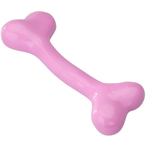 EBI 303-421277 Hundespielzeug-Knochen mit Erdbeergeschmack, 20.25 cm, pink von EBI