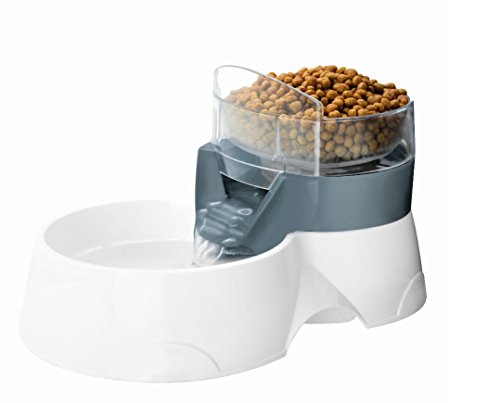 Ebi & Futterautomat Pet Feeder 2in1 Grau von Ebi