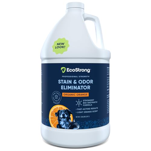 Orangen-Geruchsbeseitiger, Geruchsentferner für starken Geruch, Enzym-Fleckenreiniger für Katzen, Hunde und Haustiere, ideal für Teppiche, Möbel, Hundehütten und mehr, 300 ml von Eco Strong