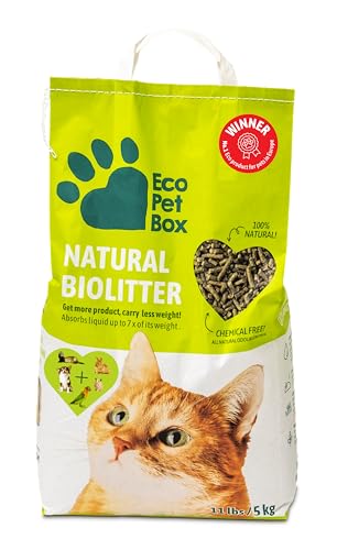 EcoPetBox biolitter from Wood and Hay - 12kg. 4x3kg Bag von EcoPetBox