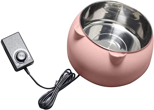 Ecoodisk Heizte Pet Bowl Outdoor Hundewärmeschale, Keine Unordnung 15 ° Tilt Bowl für Hunde und Katzen, Anti-Rutsch und verschüttetes Sicht, Leichter zu erreichen,A von Ecoodisk