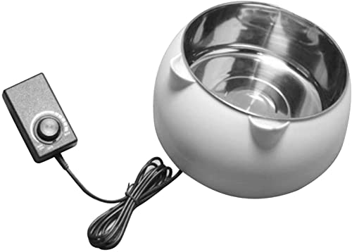 Ecoodisk Heizte Pet Bowl Outdoor Hundewärmeschale, Keine Unordnung 15 ° Tilt Bowl für Hunde und Katzen, Anti-Rutsch und verschüttetes Sicht, Leichter zu erreichen,B von Ecoodisk