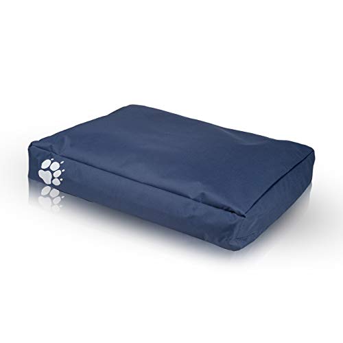 Ecopuf Sitzsack für Hunde oder Katzen, rechteckig, gepolstert, aus Polyester, für den Außen- und Innenbereich, 120 x 80 cm von Ecopuf