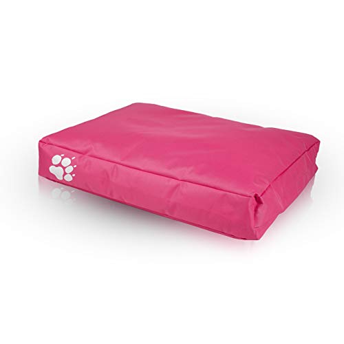 Ecopuf Sitzsack für Hunde oder Katzen, rechteckig, gepolstert, aus Polyester, für den Außen- und Innenbereich, 120 x 80 cm von Ecopuf