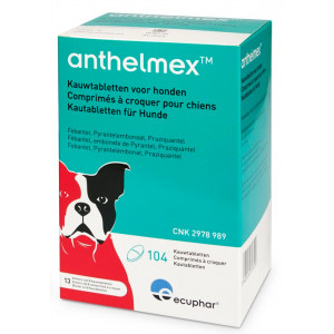 Anthelmex Kautabletten für Hunde 16 Tabletten von Anthelmex