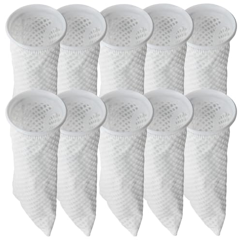 Ecverbyh 10 Stück Premium 4-Ringfiltersocken für Aquarien: Verbesserte und Haltbarkeit von Ecverbyh