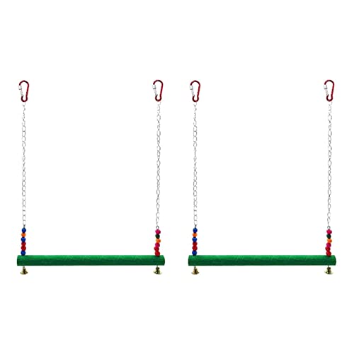 Ecverbyh 2X Hähnchen Schwingen Hähnchen Spielzeug Hühner Spielzeug für Hühner Papagei Ara Hühner Schwingen Ladder für Hühner Papagei Training von Ecverbyh