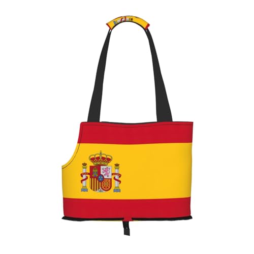 Tragetasche mit spanischer Flagge, für kleine Hunde, Katzen und Kaninchen von EdWal