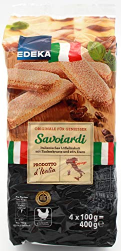 Edeka Savoiardi Italienisches Löffelbiskuit, 10er Pack (10 x 400 g) von Edeka