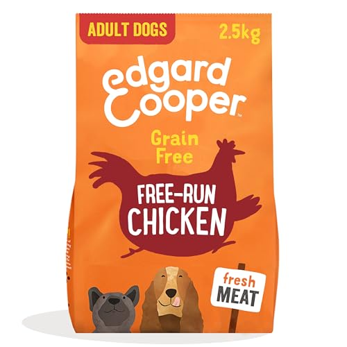 Edgard & Cooper Frisches Freilandhuhn-Trockenfutter für ausgewachsene Hunde, getreidefrei, voll mit frischem Fleisch von Edgard Cooper