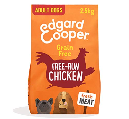 Edgard & Cooper Frisches Freilandhuhn-Trockenfutter für ausgewachsene Hunde, getreidefrei, voll mit frischem Fleisch von Edgard Cooper