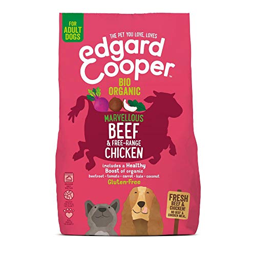 Edgard & Cooper Hundefutter für Erwachsene, Trockenfutter für Hunde, biologisch, glutenfrei, 7 kg, Biologisch, natürlich leicht verdaulich, gesunde Ernährung, schmackhaft und ausgewogen von Edgard Cooper