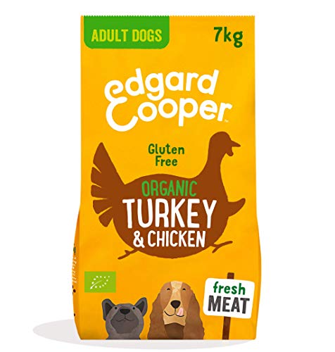 Edgard & Cooper Hundefutter für Erwachsene, Trockenfutter für Hunde, biologisch, glutenfrei, 7 kg, Truthahn & Huhn, natürlich leicht verdaulich, gesunde Ernährung, schmackhaft und ausgewogen von Edgard Cooper