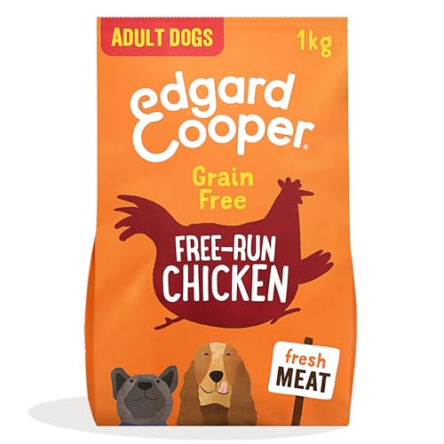 Edgard & Cooper Hundefutter, Trockenfutter für Hunde, (Huhn, 1kg), Getreidefrei, natürliche Zutaten und frisches Fleisch, voller essentieller Aminosäuren von Edgard Cooper