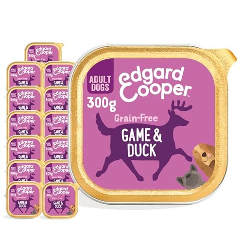 Edgard & Cooper Dose Patée Erwachsener Hund Getreidefrei Natürliche Ernährung 18x300g Wild/Ente, Gesunde Ernährung, Geschmack und Ausgewogenheit, Hochwertige Proteine von Edgard Cooper